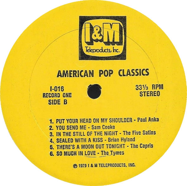 Various : American Pop Classics (2xLP, Comp)