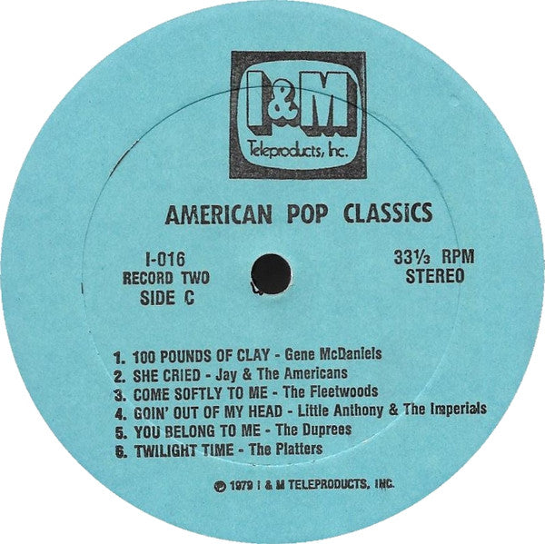 Various : American Pop Classics (2xLP, Comp)