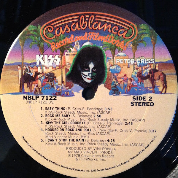 Kiss, Peter Criss : Peter Criss (LP, Album, San)