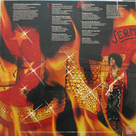 Jermaine Jackson : Feel The Fire (LP, Album, Mon)