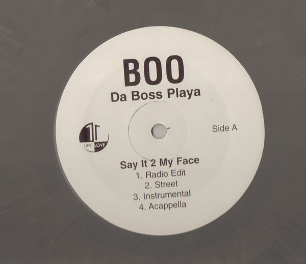 Boo (4) : Say It 2 My Face / I Love All Yall (12", Single, Gre)
