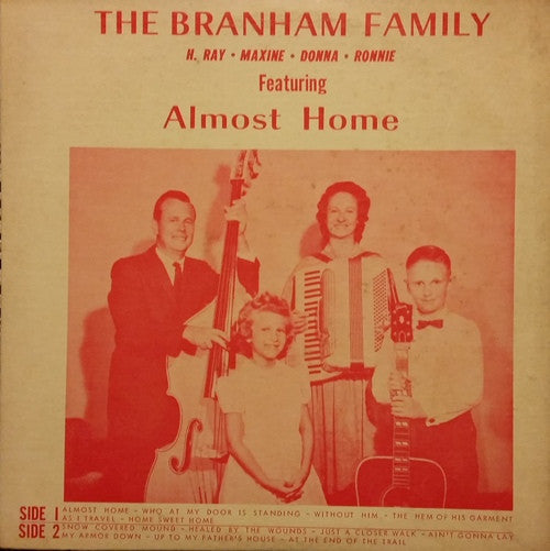 The Branham Family : Almost Home (LP, Album)